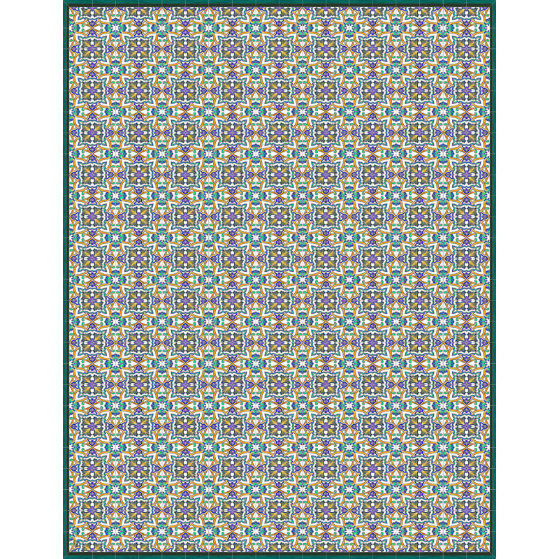 Geometric Area Rug, Rectangle 155 x 200cm