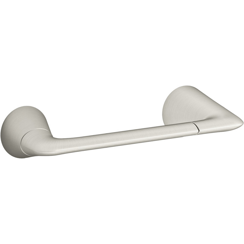 Modern Toilet Tissue Holder, Polished Chrome