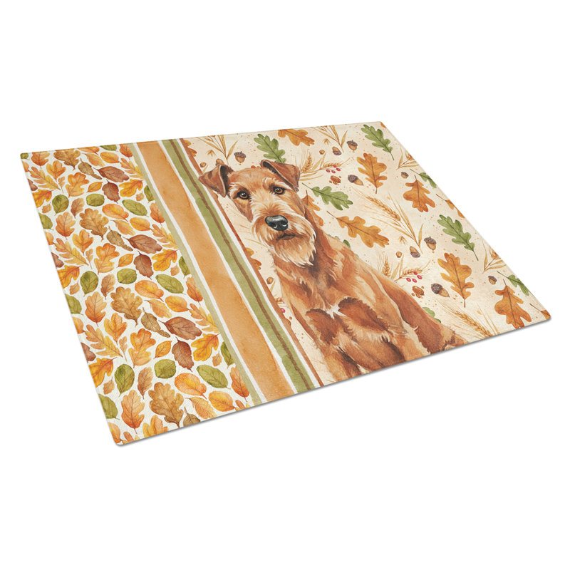 Planche à découper en verre Irish Terrier