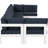 Athaleyah 150'' Wide Aluminum Patio Sectional with Cushions-61209801-61209800