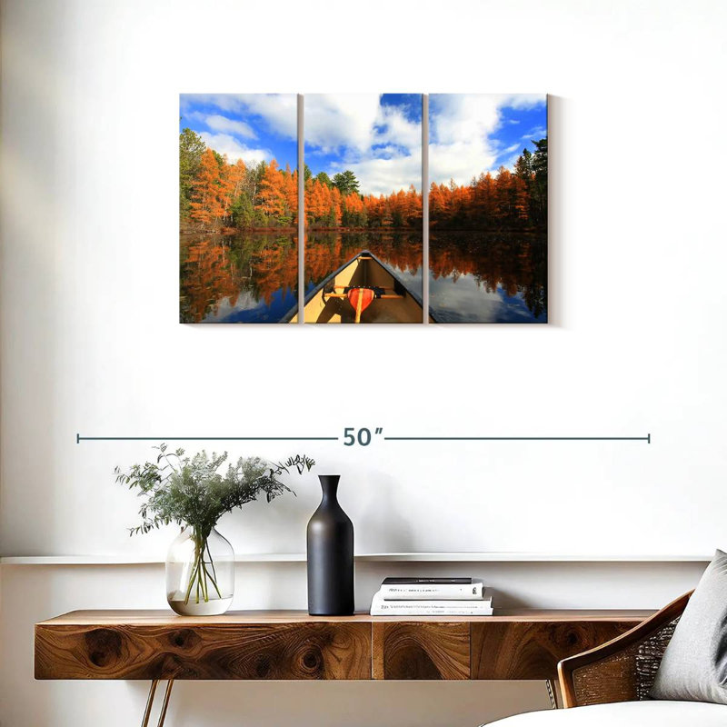 Senne Boating In Boulder Junction, 20" H x 33" W