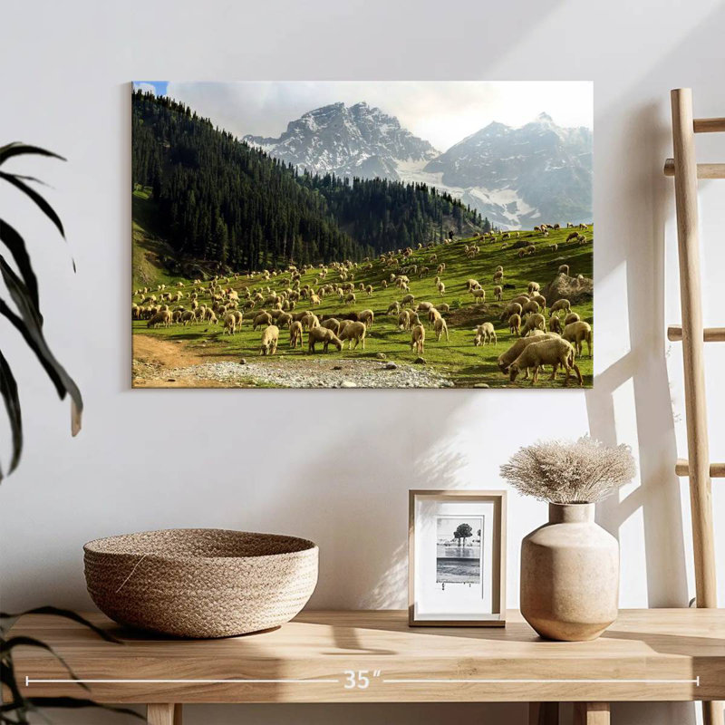 Kashmir Valley Sheep, 16" H x 24" W