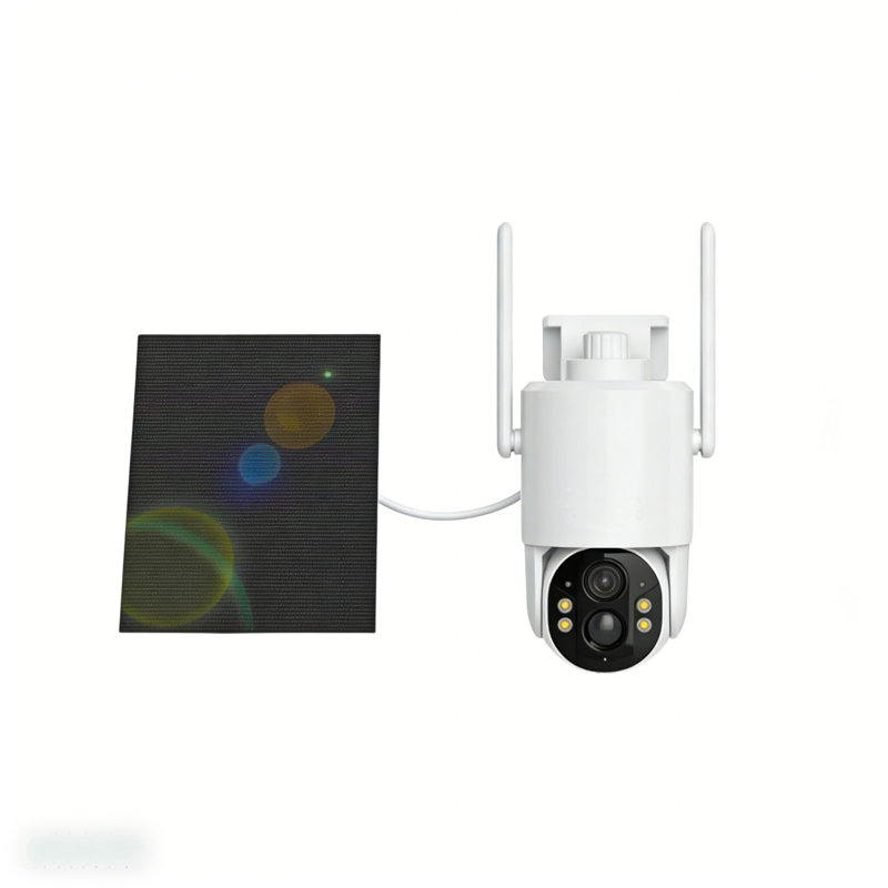 4G LTE Outdoor Security Camera (SIM-Only Cellular Network), 360° View Solar Powered, 2.5K Color Night Vision, Motion Sensor & Siren Alert