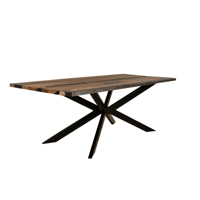 Solid Wood Dining Table, H76 x L220 x W100cm