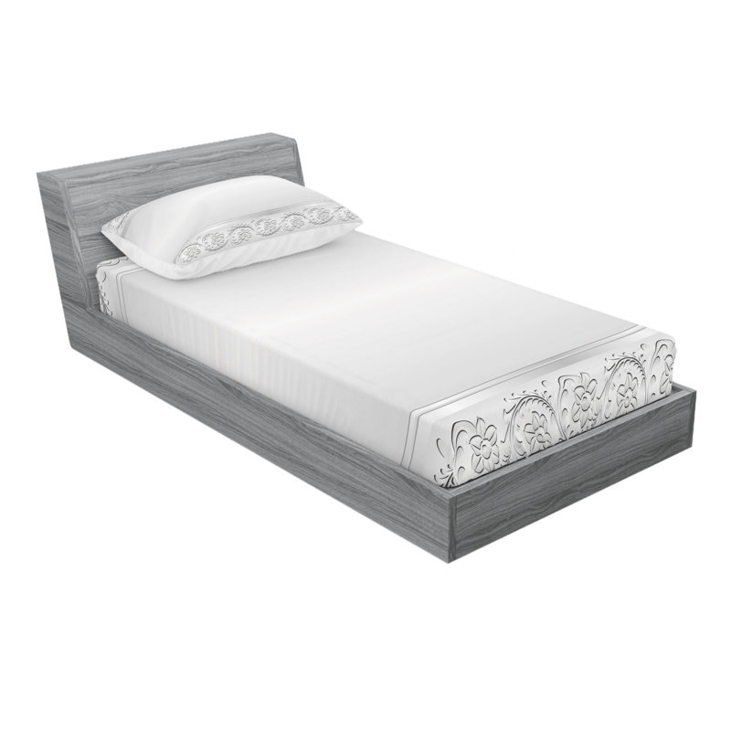 Microfiber Floral Sheet Set, Twin XL Sheet Set with 1 Pillowcase
