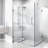 Monteray 38" W x 30" D x 73" H Hinged Frameless Shower Enclosure with 3/8  Clear Glass-50962067