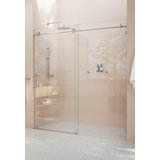 Eclipse 68 - 72 in. x 78 in. Fully Frameless Sliding Shower Door