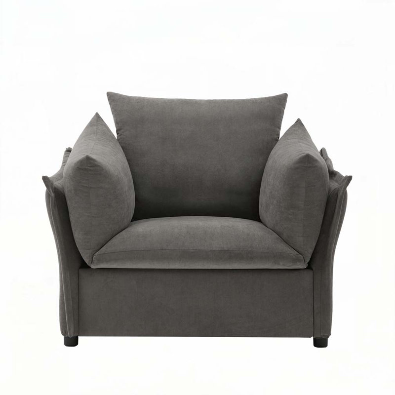 Fauteuil d'appoint simple en chenille
