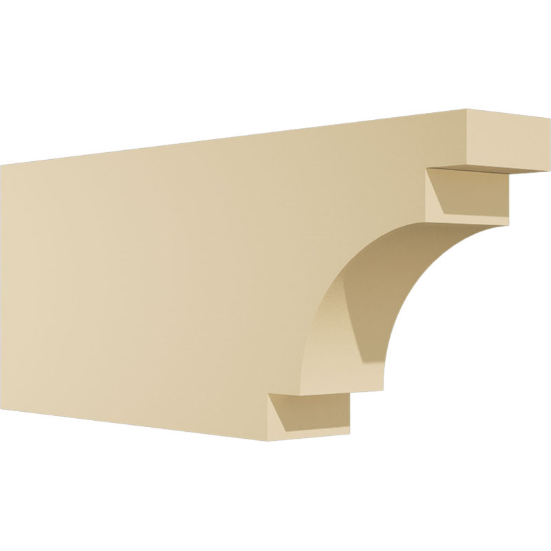 Mediterranean Signature Urethane Rafter Tail, Primed Tan, 8" H x 20" W x 3" D