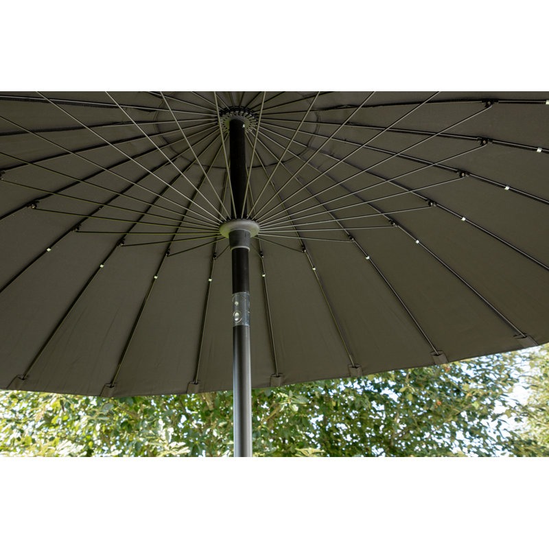 Amora 249cm Parasol, Black