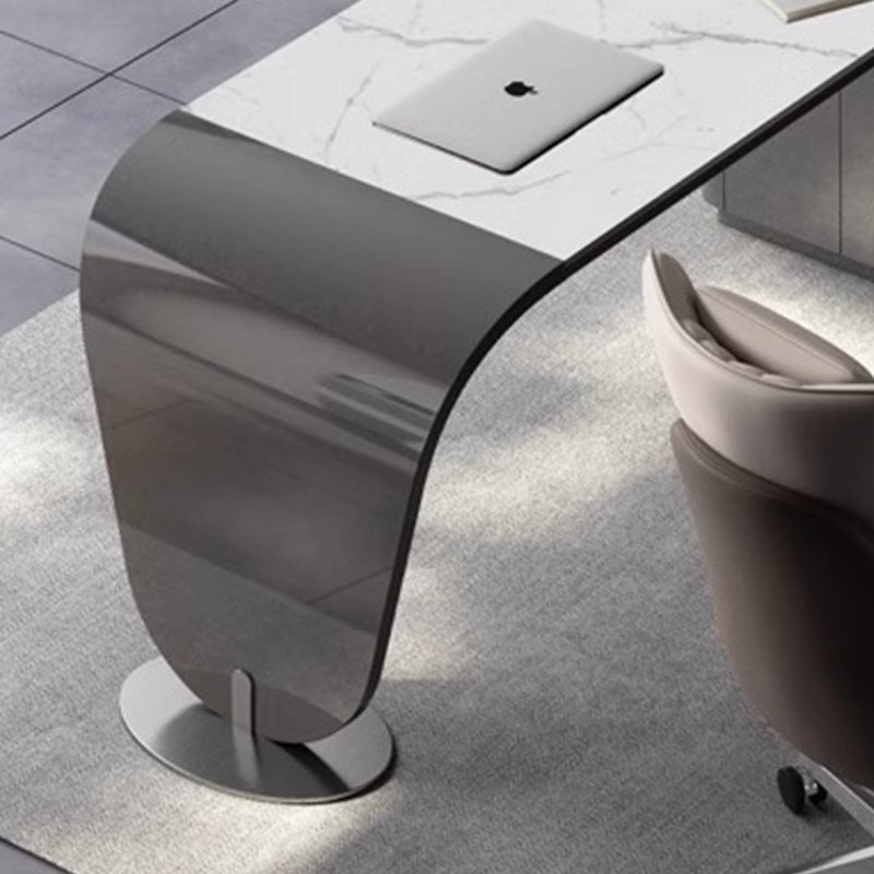 Bureau d'ordinateur Alcantara, H 29,52 po x l 78,74 po x P 27,55 po