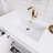 41.75'' Single Bathroom Vanity with Acrylic Top-197254195