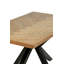Ash Metal Base Dining Table