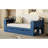 4 - In 1 Multifunctional Blue Full Size Daybed With Storage And Hydraulic Side Table, Converts To A Practical Desk Detachable Removable Desk, Saves Space Small Home Offices-840836193
