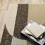 Tapis abstrait ivoire / gris / beige Welford-1455438692