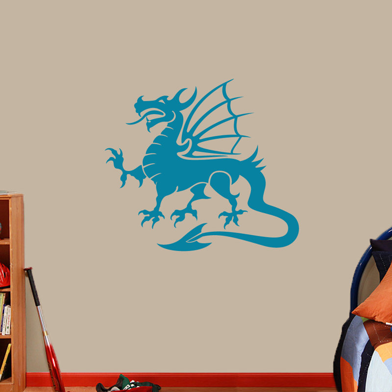 Fantasy & Sci-Fi Non-Wall Damaging Wall Decal, Teal