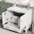 36" Single Bathroom Vanity With Ceramic Sink-1100949781