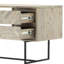 Bureau 2 tiroirs en bois d'acacia naturel