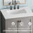 30" Bathroom Vanity With Sink Combo, Fully Assembled Bathroom Sink Cabinet With Marble Countertop-107085112