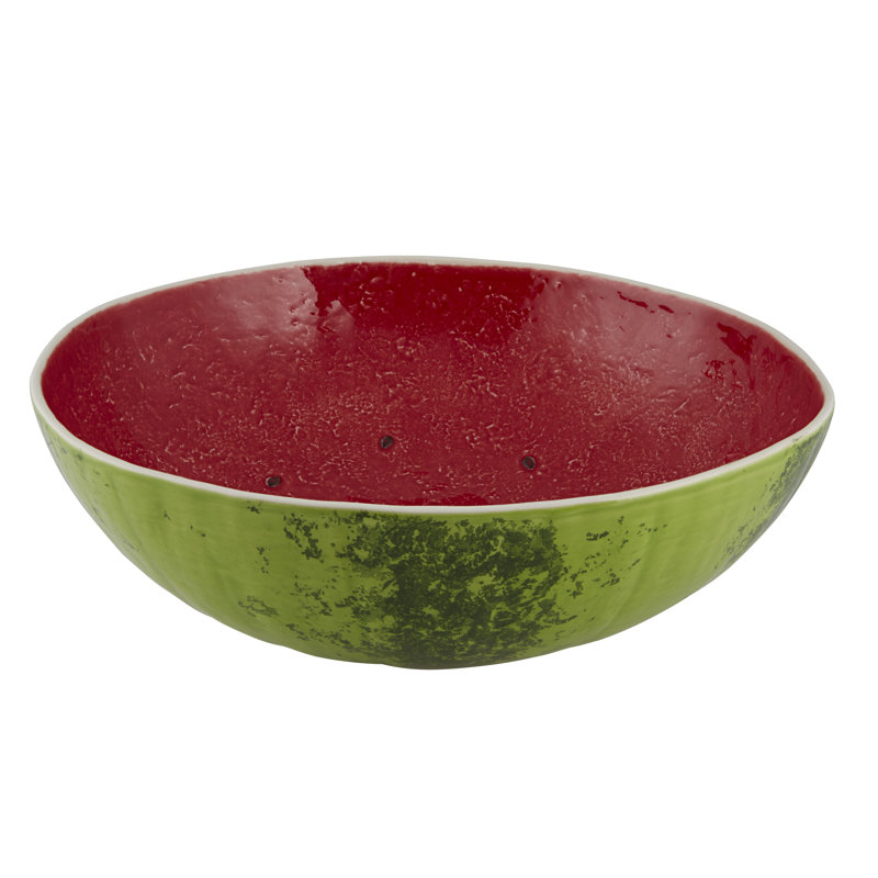 Watermelon Earthenware Salad Bowl