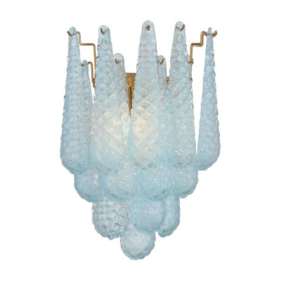 Harrell 2 Light Aged Brass Sconce