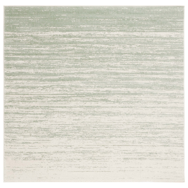 Tapis de performance abstraite Arrietty, Carré 8 pi