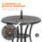 Waterfield 2-Person Cast Aluminum Round Bistro Table