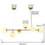 Balarama 6 - Light Sputnik Modern Linear Chandelier-394722105