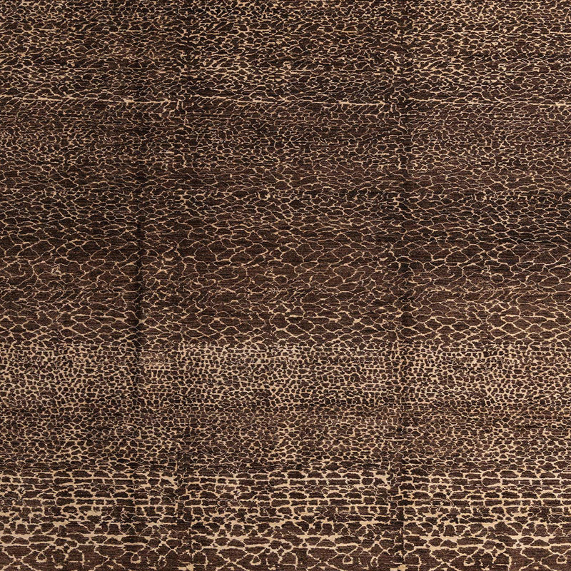 Tapis abstrait moderne 4939, Carré 5 pi