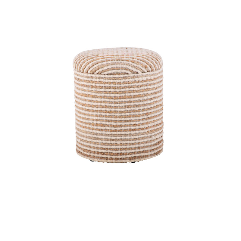 Claunch 40cm Wide No Pattern Footstool Ottoman