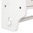 24.8"Glass Door Vintage Double Door Wall Cabinet With Three Tiers Of Storage With Towel Rack