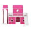 Lit mezzanine simple avec glissade et tour
