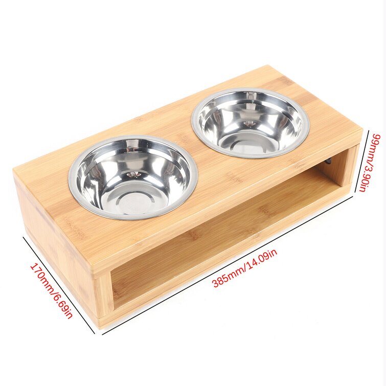 Elevated Dog Bowls Raised Pet Bowls Food and Water Bowls Dishes Stand Feeder