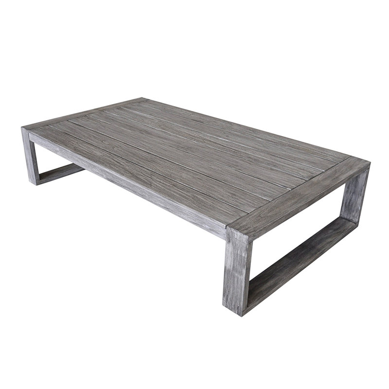 Asther Rectangular Teak Outdoor Coffee Table , 55'' in. W 30'' in. D