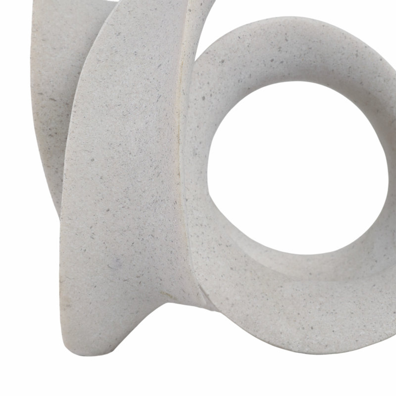 Sagebrook Home 13" Menen Large Loop Statuary, Gray