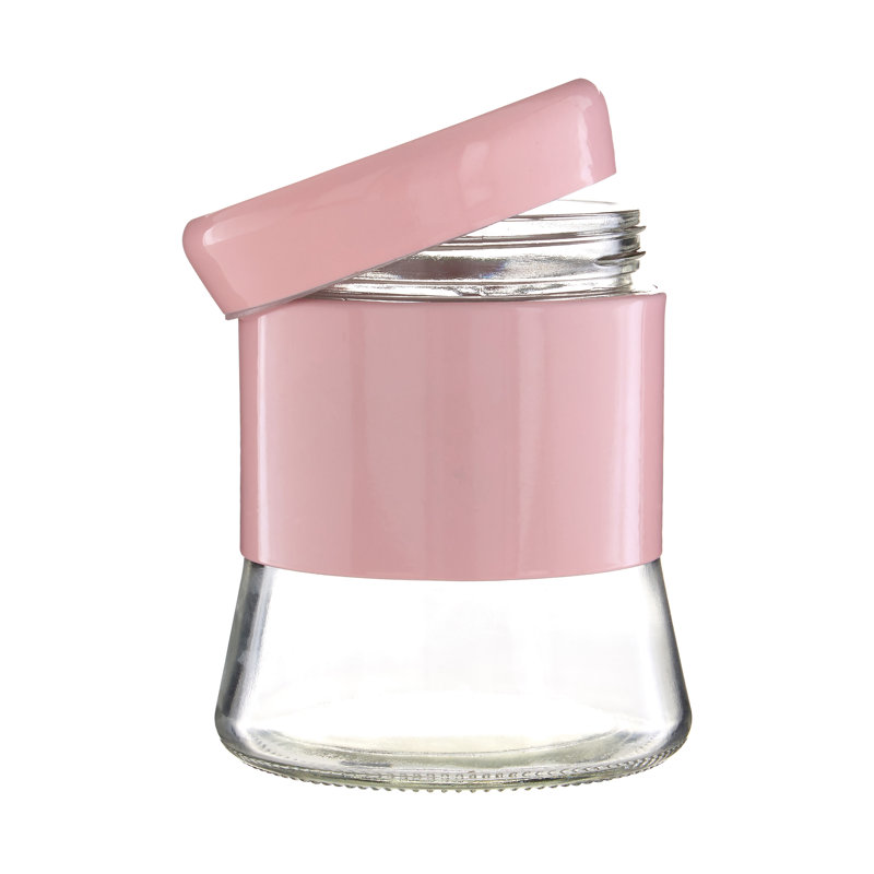 Glass Jar, Pink