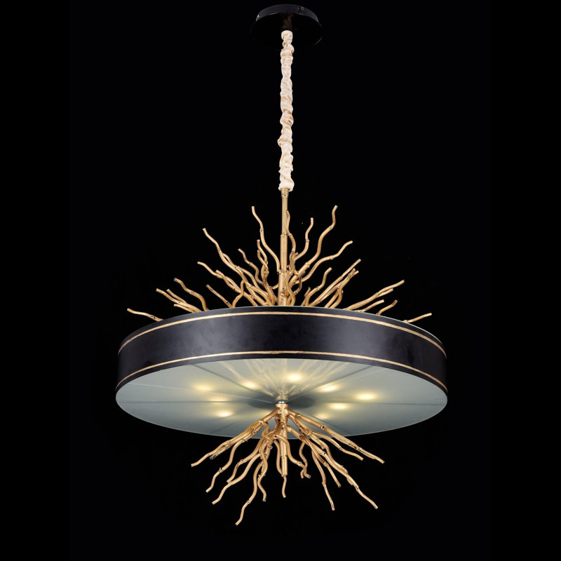 Janciel 12 - Light Drum Chandelier