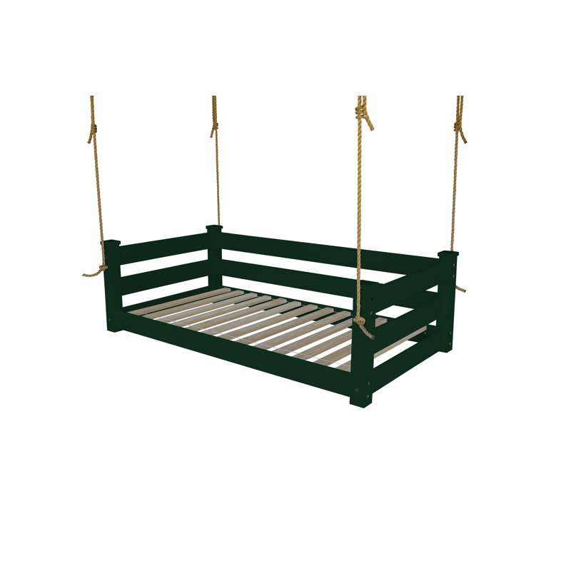 Lit de jour Devell, Simple, Vert foncé