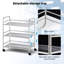 Tambellini 60 Cm Stainless Steel Kitchen Trolley with Locking Wheels