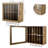 Acacia Wood Belts Trophy Display Case