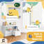 Organisateur de rangement CAPHAUS avec 2 tiroirs à roulettes et tablette, armoire de plancher compacte pour la maison, le bureau ou la chambre à coucher-112747871