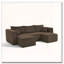 Canapé modulaire compressé en velours côtelé de style minimaliste moderne-328223701