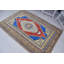Tapis turc vintage en laine pour l'extérieur et l'intérieur avec un design rouge antique