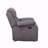 Kalen Gray Chenille Loveseat W/Console