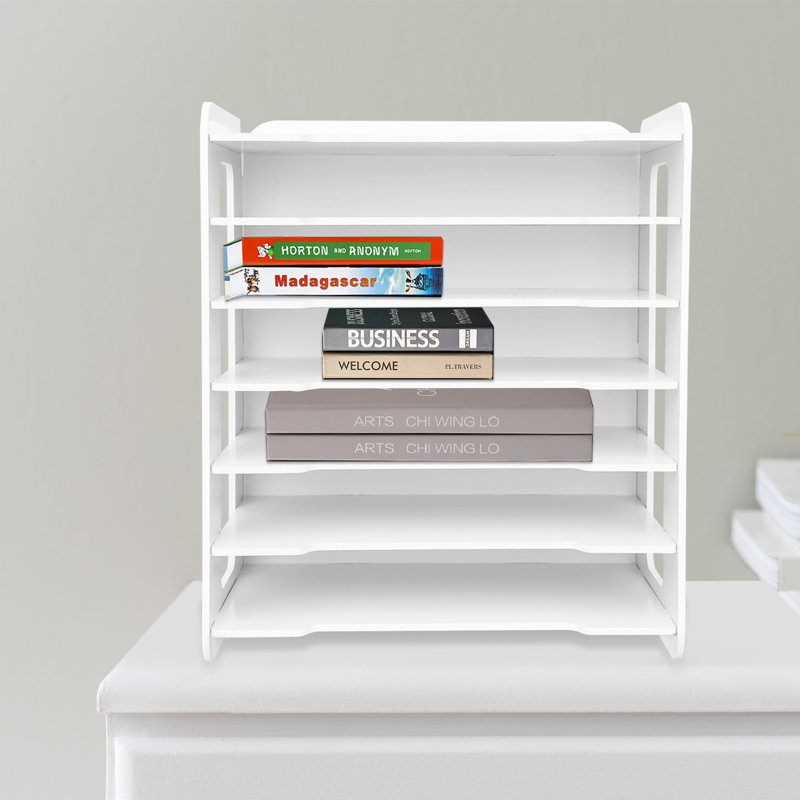 Joacim Plastic Stackable 7-Tier File Organizer