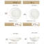32-Piece White Bone China Dinnerware Set With Golden Trim, Service For 8 