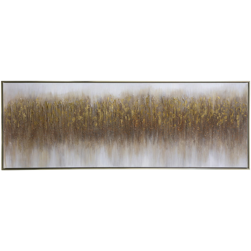 Canvas Wall Art - Abstract - Silver Frame