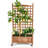 Bardot Wood Planter Box with Trellis-909946488