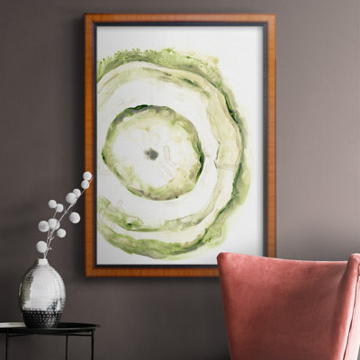 Toile encadrée de qualité supérieure Lichen Halo III - prête à être accrochée