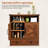 Wall-Mounted Storage with Farmhouse Style for Bathroom, Kitchen, Laundry & Entryway-615808123